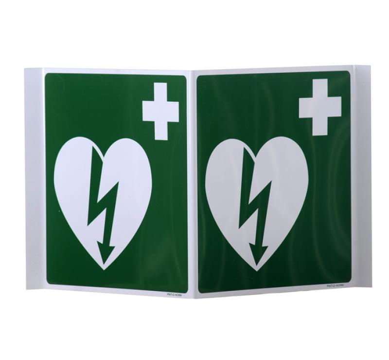 AED panoramisch bord