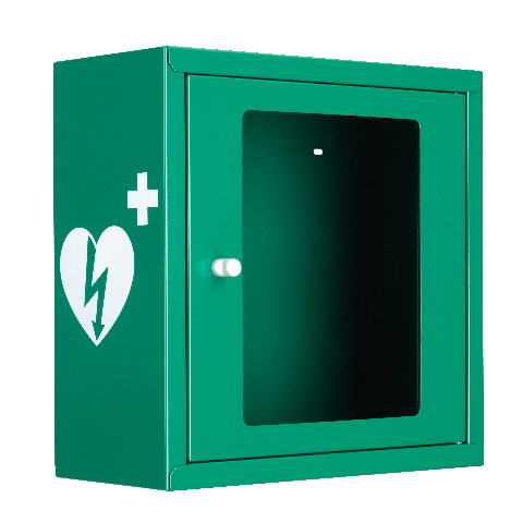 AED Wandkast groen met alarm