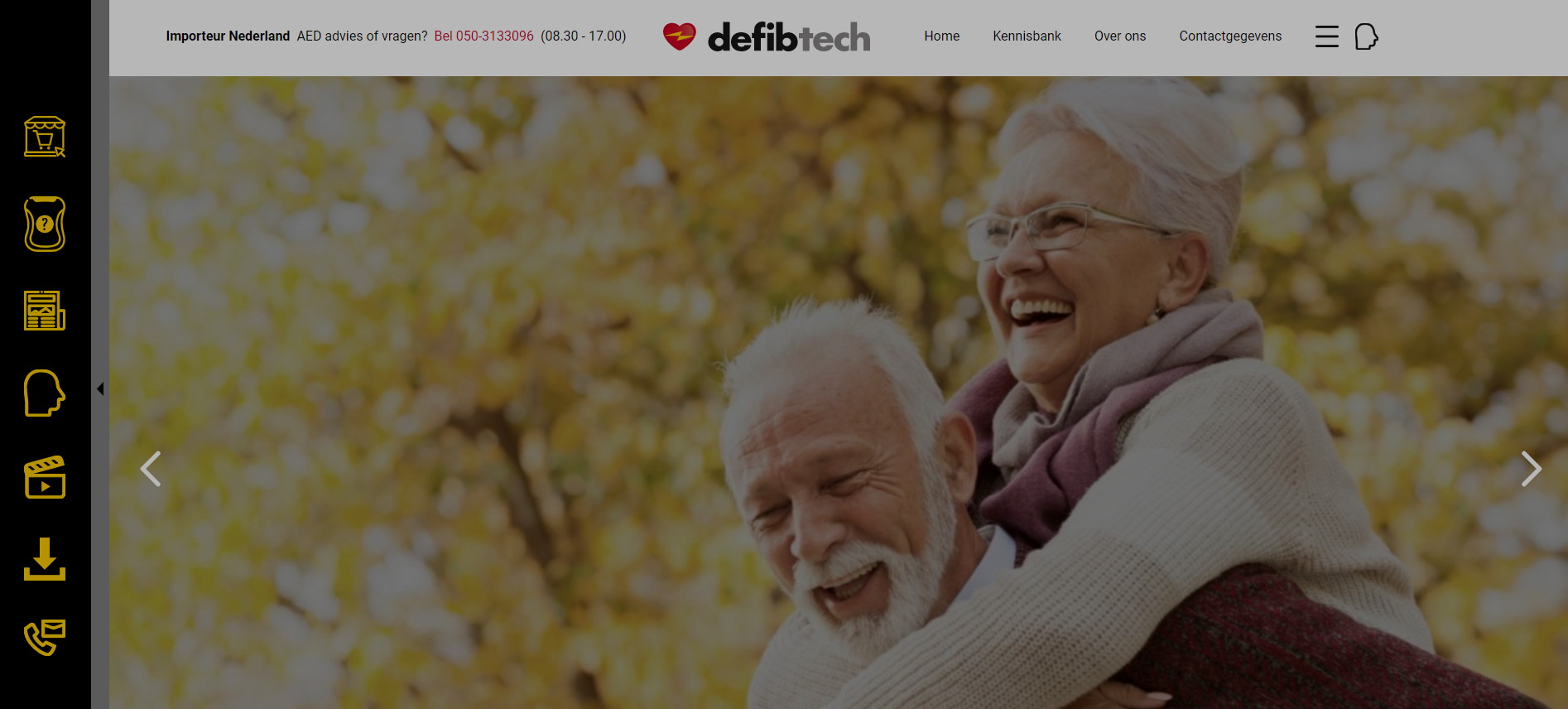 Nieuwe, moderne website