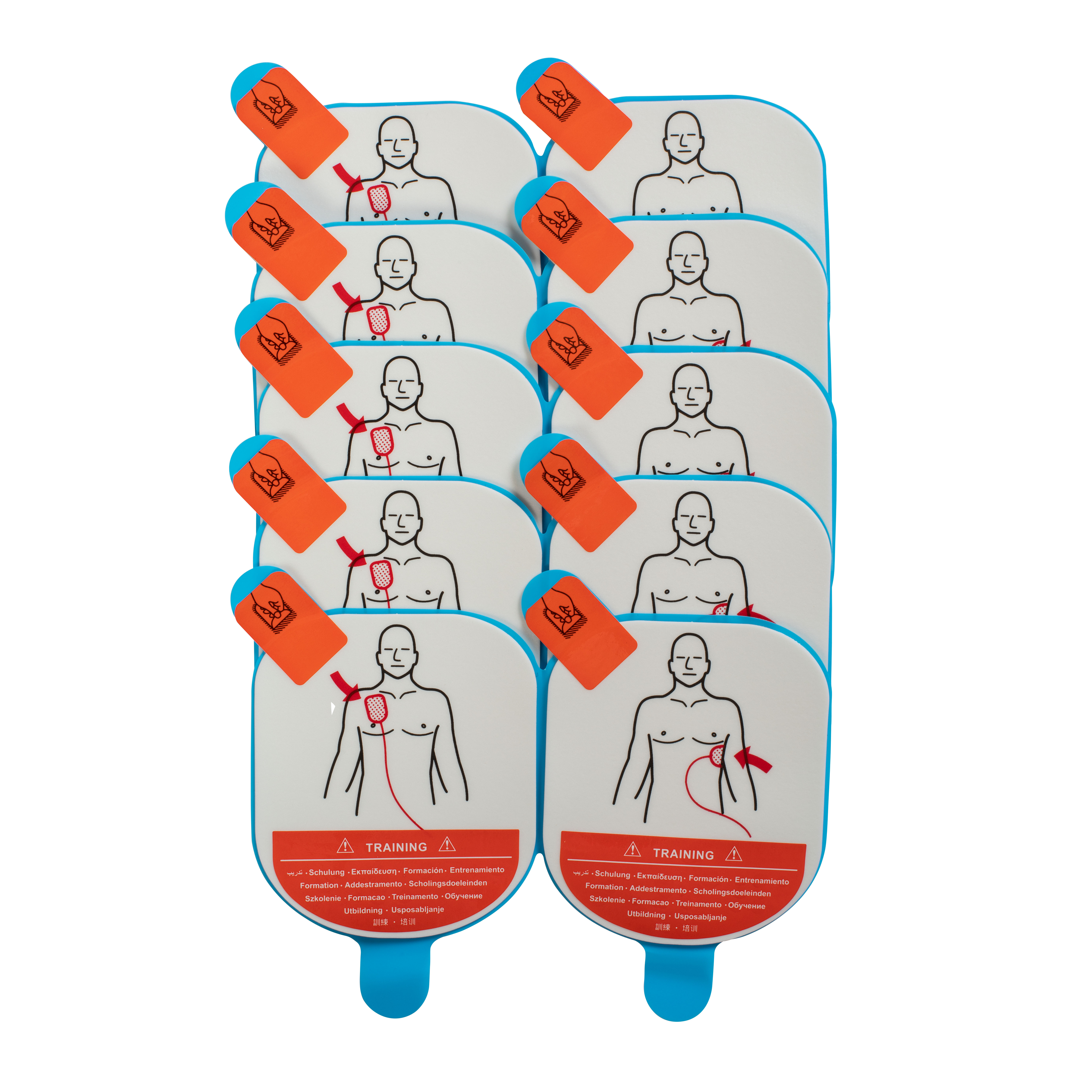 Defibtech Lifeline VIEW Trainer Vervangingsplakkers